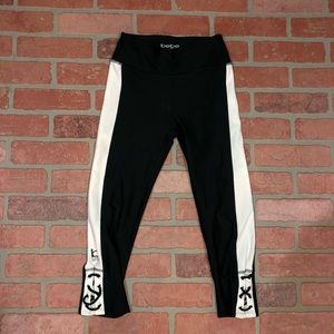 BeBe black and white leggings